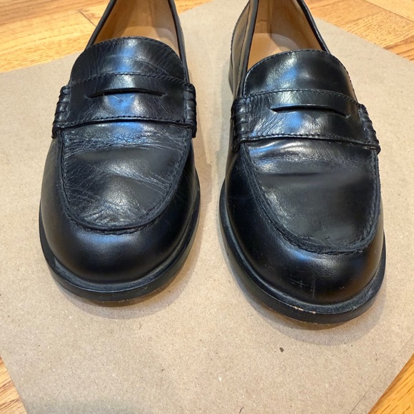 Madewell Black Leather Loafers - Picture 4 of 5